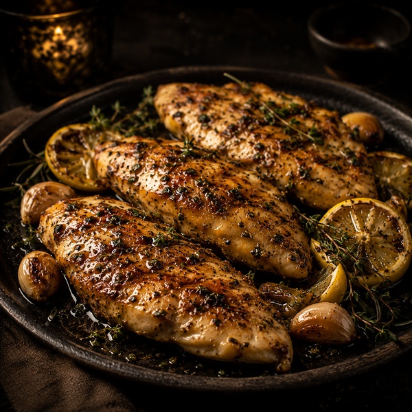 Lemon, Garlic and Herb Chicken Fillets