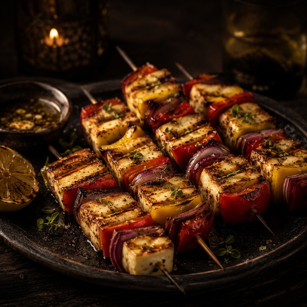 Halloumi Skewers